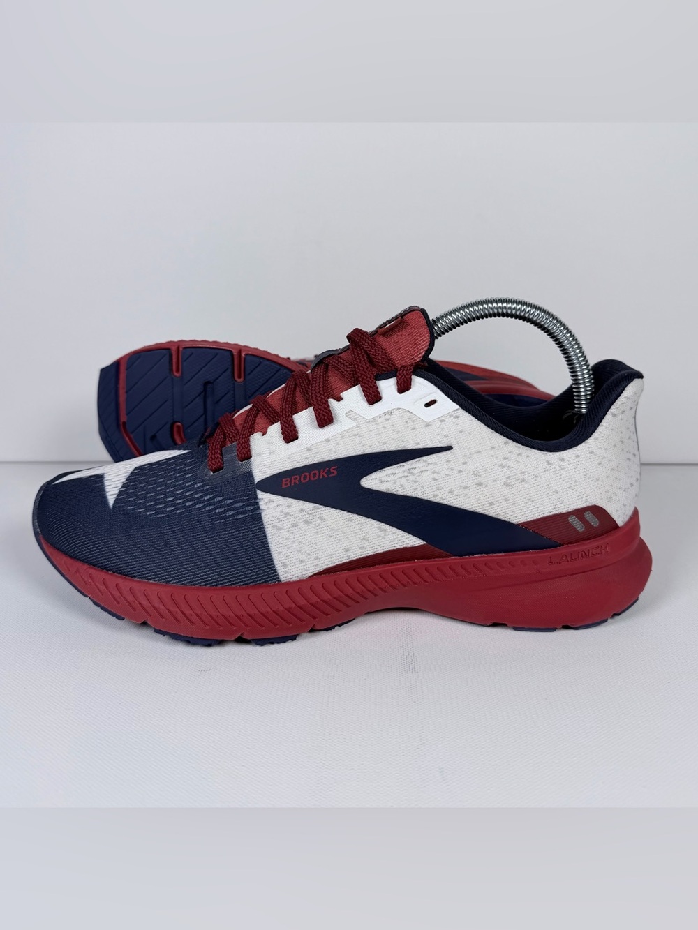 Brooks Launch 8 Run Texas Pack Navy Red White 120345-1B-621 Women’s Size 9